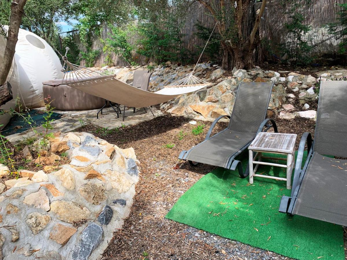 Bubble Tent Hotel Неа Мудания Екстериор снимка