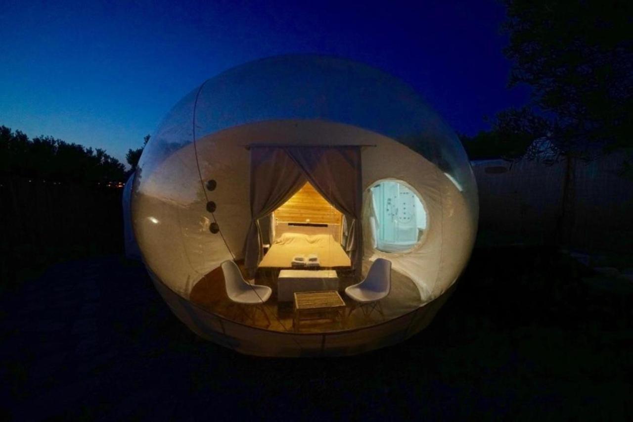 Bubble Tent Hotel Неа Мудания Екстериор снимка