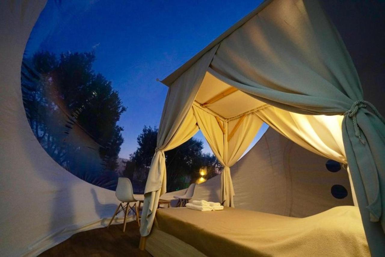 Bubble Tent Hotel Неа Мудания Екстериор снимка
