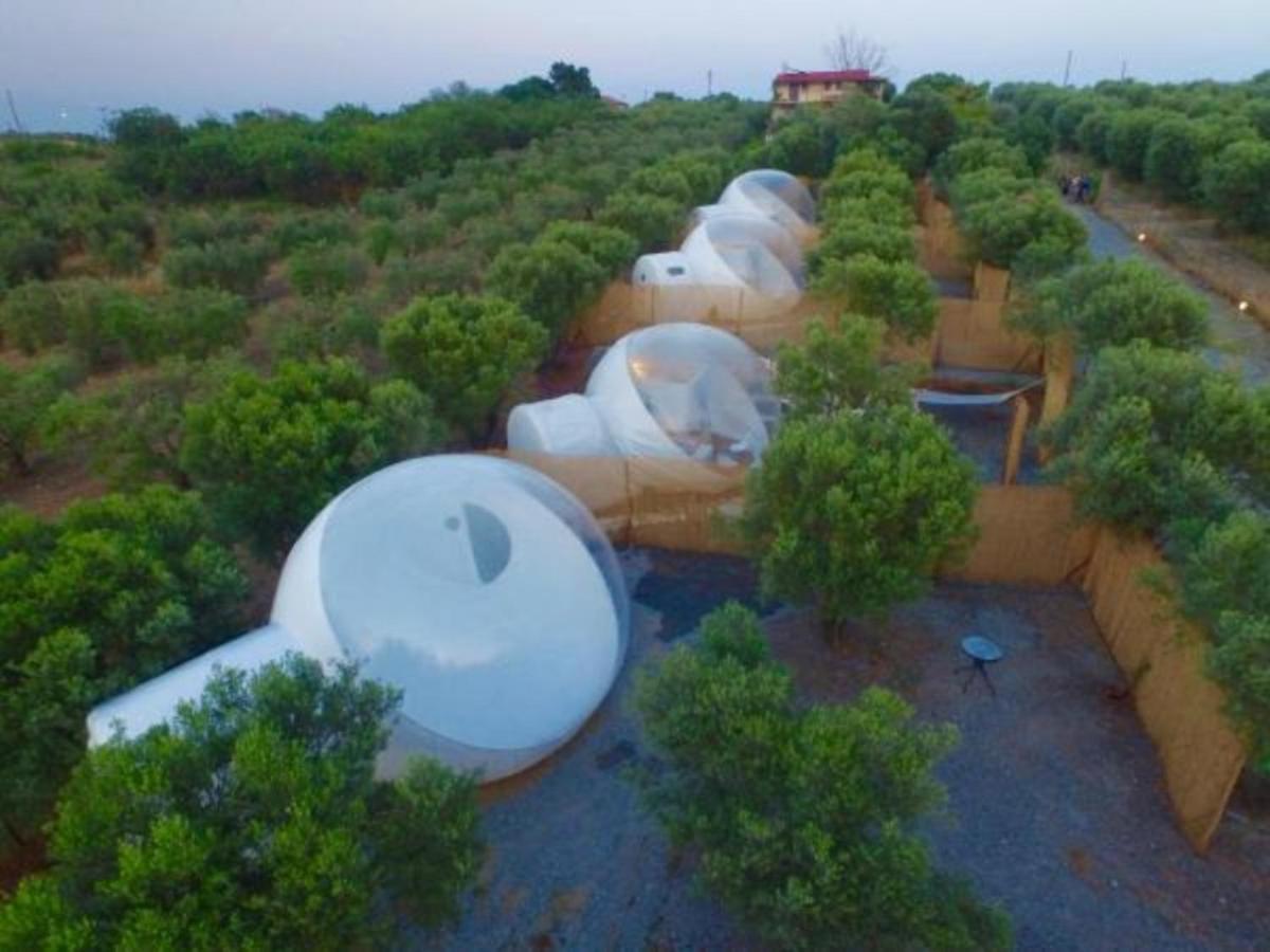 Bubble Tent Hotel Неа Мудания Екстериор снимка