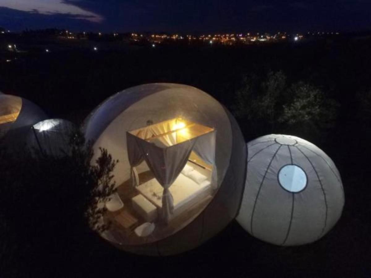 Bubble Tent Hotel Неа Мудания Екстериор снимка